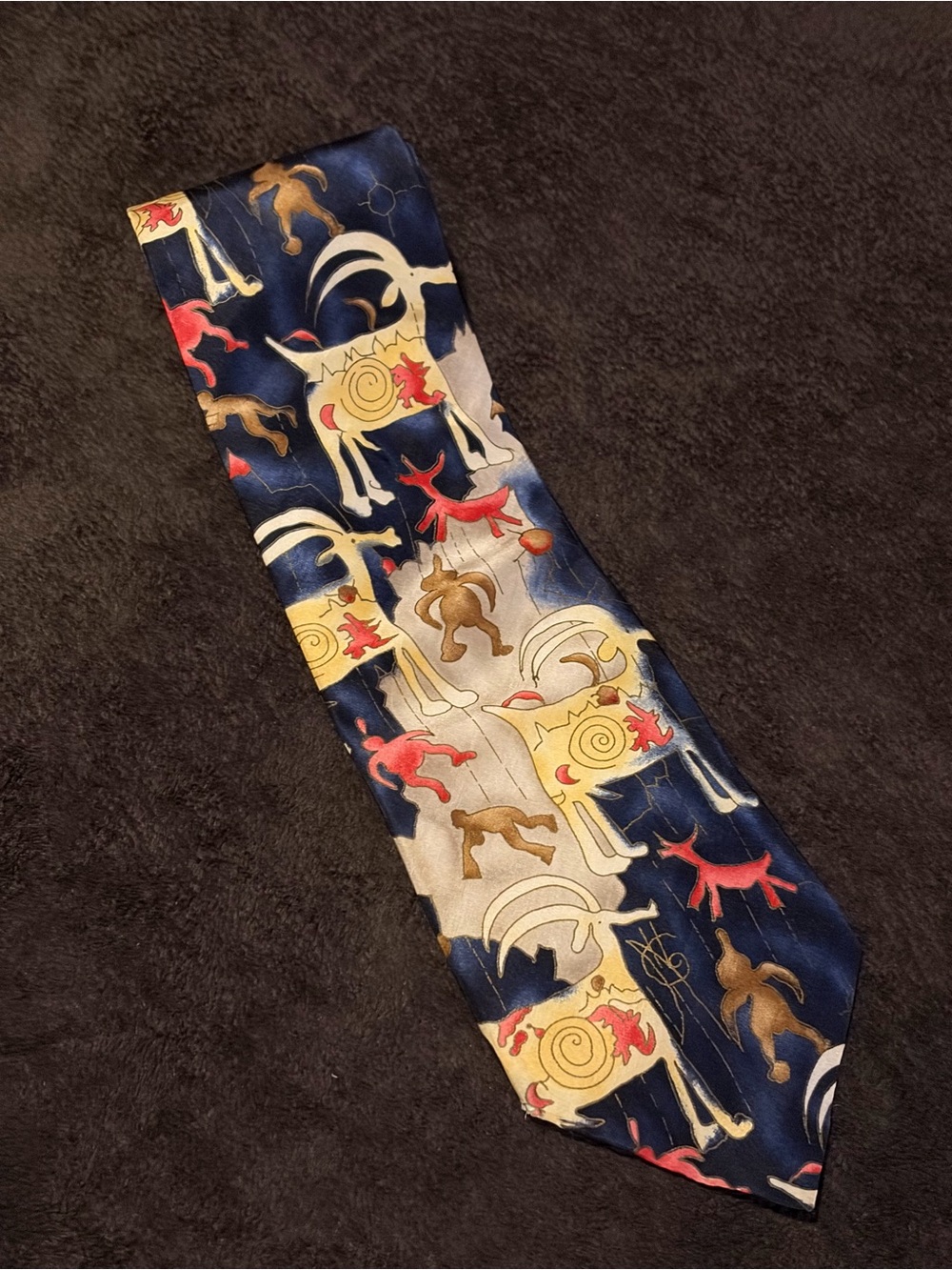 Silk Pattern Tie Set - Picture 3 of 5